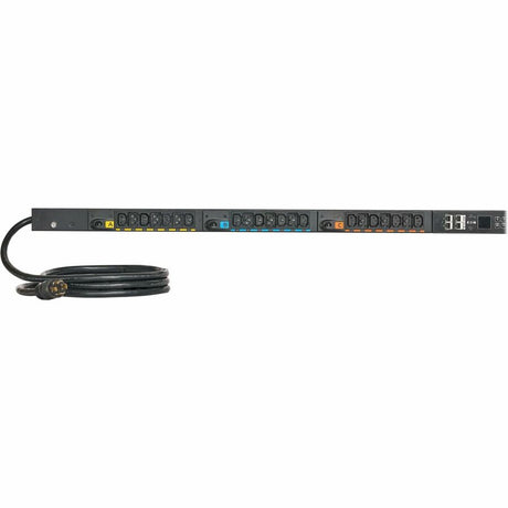 Eaton 3-Phase Metered Input Rack PDU G4, 208V, 42 Outlets, 24A, 8.6kW, L15-30 Input, 10 ft. Cord, 0U Vertical — EVMI1530X