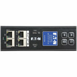 Eaton 3-Phase Metered Input Rack PDU G4, 208V, 42 Outlets, 24A, 8.6kW, L15-30 Input, 10 ft. Cord, 0U Vertical — EVMI1530X