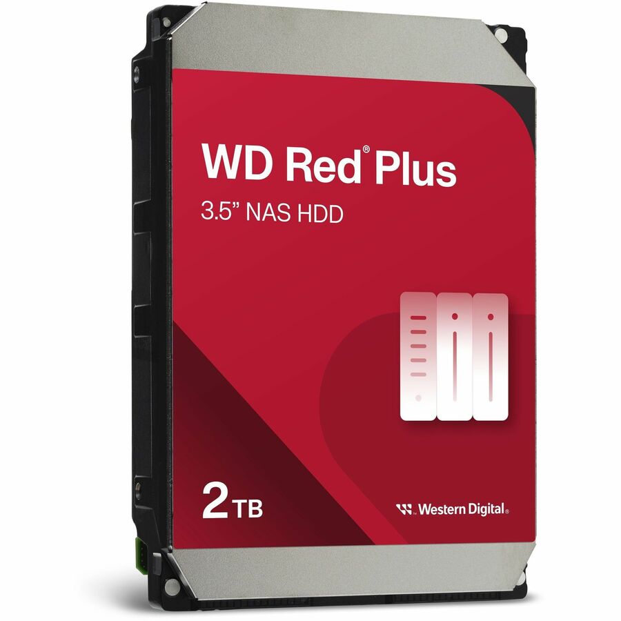 WD Red Plus WD20EFPX 2 TB Hard Drive - 3.5" Internal - SATA (SATA/600) — WD20EFPX