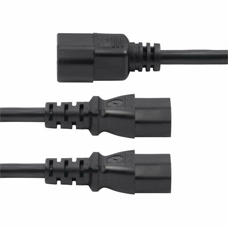 StarTech.com 6ft (1.8m) Power Cord Splitter, IEC 60320 C14 to 2x C13 AC Power Cable, 10A 250V, 18AWG, UL Listed — 8723-8600-POWER-CORD