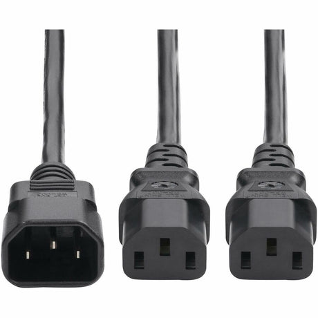 StarTech.com 6ft (1.8m) Power Cord Splitter, IEC 60320 C14 to 2x C13 AC Power Cable, 10A 250V, 18AWG, UL Listed — 8723-8600-POWER-CORD