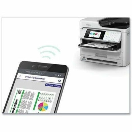 Epson WorkForce Pro WF-M5899 Wired & Wireless Inkjet Multifunction Printer - Monochrome — C11CK76201