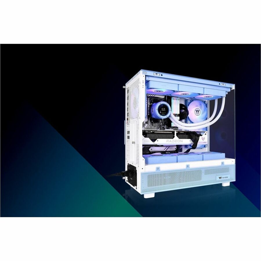 Thermaltake View 270 Plus TG ARGB Hydrangea Blue Mid Tower Chassis — CA-1Y7-00MFWN-01