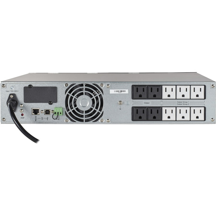 Eaton 5P 750VA 600W 120V Line-Interactive UPS, 5-15P, 10x 5-15R Outlets, 16-Inch Depth, True Sine Wave, Cybersecure Network Card Option, 2U — 5P750RC