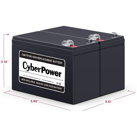 CyberPower RB1290X2 Replacement Battery Cartridge — RB1290X2