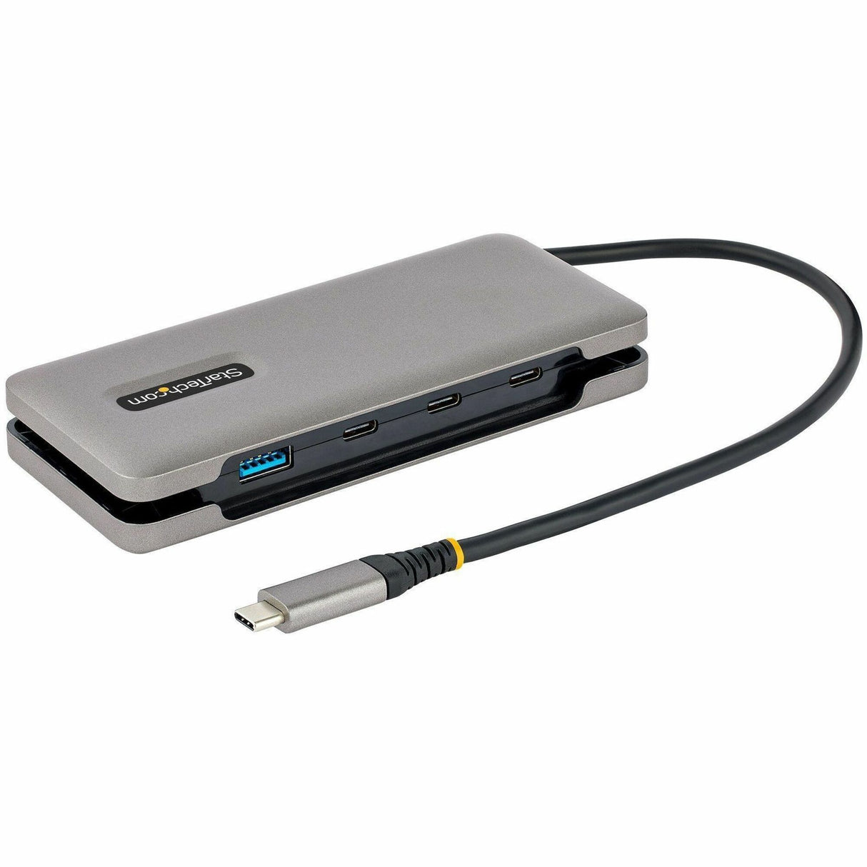 4-Port USB-C Hub, USB-A | USB-C Ports, USB 3.2 Gen 2, 10Gbps, Bus Powered, 12.6in (32cm) Cable, Portable USB-C to USB-A Expansion Hub — HB31CM1A3CB