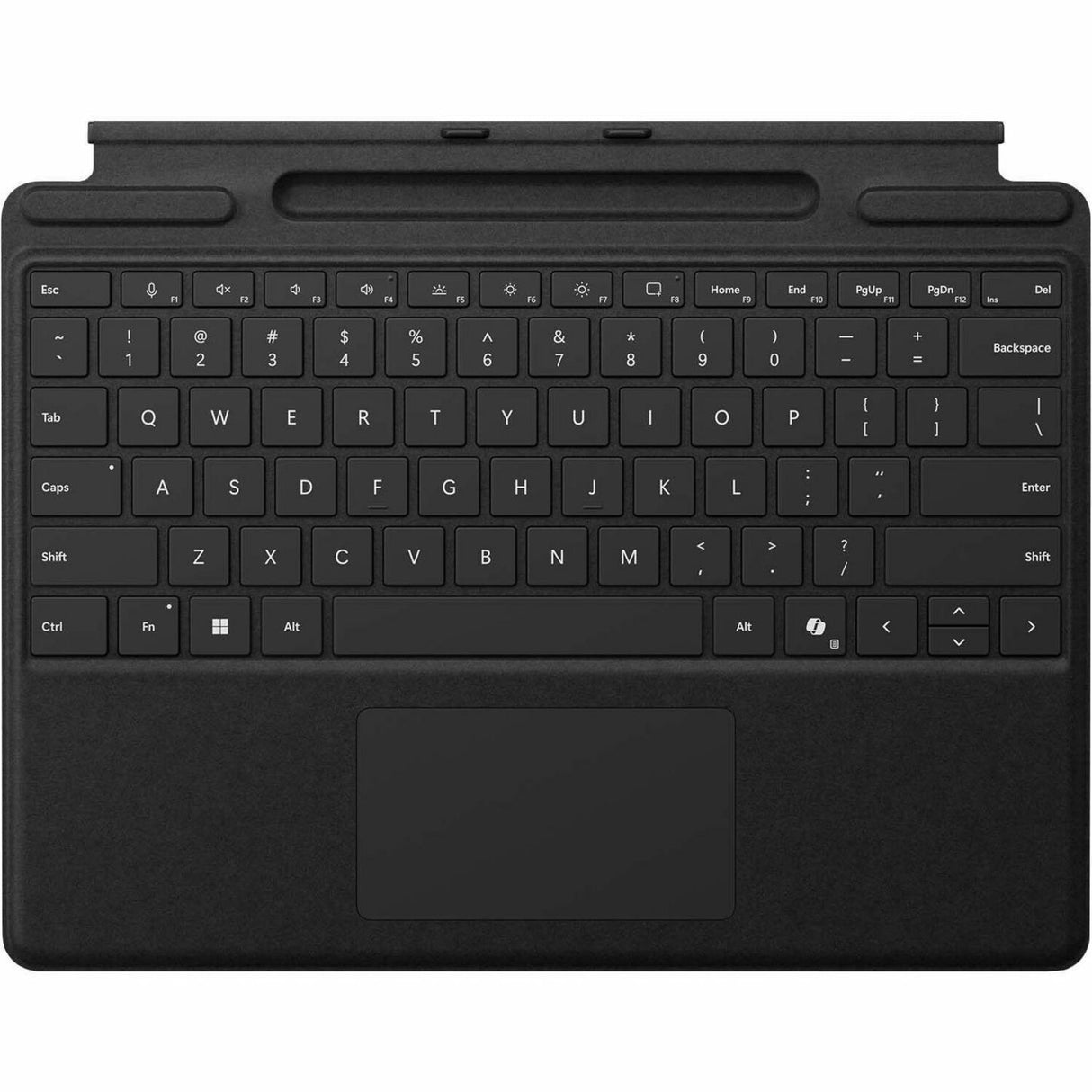 Microsoft Keyboard/Cover Case Microsoft Surface Pro 9, Surface Pro 8, Surface Pro 10, Surface Pro 11 Tablet - English Keyboard - Black — 8XB-00162