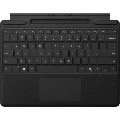 Microsoft Keyboard/Cover Case Microsoft Surface Pro 9, Surface Pro 8, Surface Pro 10, Surface Pro 11 Tablet - English Keyboard - Black — 8XB-00162