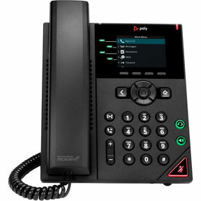 Poly VVX 250 IP Phone - Corded - Corded - Desktop, Wall Mountable - Black — 89B62AA#AC3