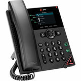 Poly VVX 250 IP Phone - Corded - Corded - Desktop, Wall Mountable - Black — 89B62AA#AC3