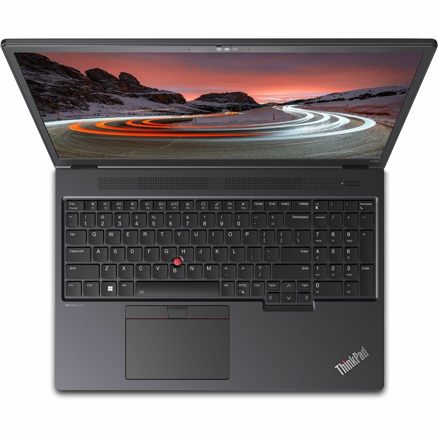 Lenovo ThinkPad P16v Gen 1 21FE0021US 16" Mobile Workstation - WUXGA - AMD Ryzen 5 PRO 7640HS - 16 GB - 512 GB SSD - English Keyboard - Thunder Black — 21FE0021US
