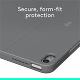 Logitech Combo Touch iPad Air 13-inch (M2 & M3)(2024 & 2025) Keyboard Case - Detachable backlit keyboard, Oxford Grey — 920-012608