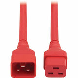 Eaton Tripp Lite Series Power Extension Cord, C20 to C19 - Heavy-Duty, 20A, 250V, 12 AWG, 2 ft. (0.6 m), Red — P036-002-ARD