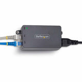 StarTech.com 1-Port 2.5GbE PoE+ Injector, Multi-Gigabit 10M/100M/1G/2.5G Ethernet, Midspan PoE/PoE+ (802.3af/802.3at), 30W, Unmanaged — AF212C-POE-INJECTOR