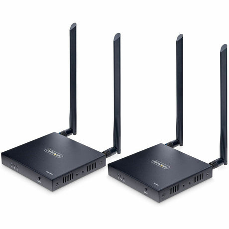 StarTech.com Wireless HDMI Extender, 4K 60Hz, Transmitter and Receiver Kit, Up to 165ft (50m), No Line-Of-Sight Required, IR Extension — ST121WHDS2