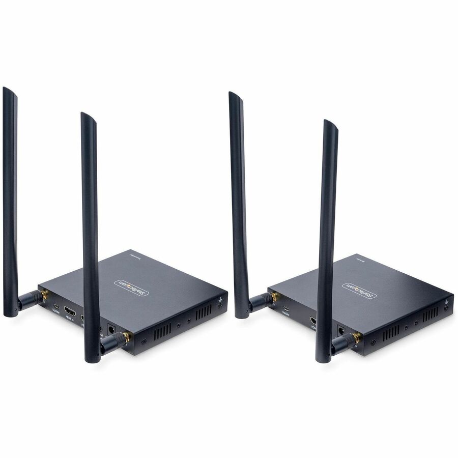 StarTech.com Wireless HDMI Extender, 4K 60Hz, Transmitter and Receiver Kit, Up to 165ft (50m), No Line-Of-Sight Required, IR Extension — ST121WHDS2