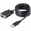 StarTech.com 6.6ft/2m USB to Null Modem Serial Adapter Cable, COM Retention, FTDI, RS232, Changeable DB9 Screws/Nuts, Windows/macOS/Linux — 1P6FFCN-USB-SERIAL