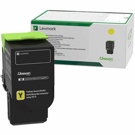 Lexmark Unison Original Extra High Yield Laser Toner Cartridge - Yellow Pack — 78C1XYE