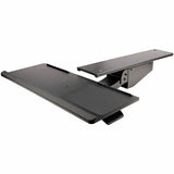 StarTech.com Under Desk Keyboard Tray, Height Adjustable Keyboard and Mouse Tray (10" x 26"), Ergonomic Computer Keyboard Tray w/Mouse Pad — KBTRAYADJ2