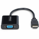 StarTech.com HDMI to VGA Adapter, Active Video Converter For Laptop/Desktop, 1920x1080 (1080p), HDMI Source to VGA Monitor/Display — HD2VGAE3