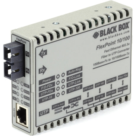 Black Box FlexPoint LMC100A-SC-R3 Tanscevier Media Converter — LMC100A-SC-R3