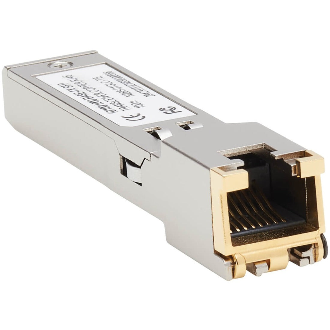 Eaton Tripp Lite Series Cisco-Compatible GLC-TE SFP Transceiver - 10/100/1000Base-TX, Copper, RJ45, Cat6, 328.08 ft. (100 m) — N286-01GLC-TE
