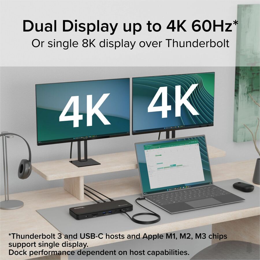 Plugable Thunderbolt 4 Dock with 100W Charging, Thunderbolt Certified — TBT4-UD5
