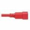 Eaton Tripp Lite Series Power Cord, C20 to C21 - Heavy-Duty, 20A, 250V, 12 AWG, 6 ft. (1.8 m), Red — P035-006-ARD