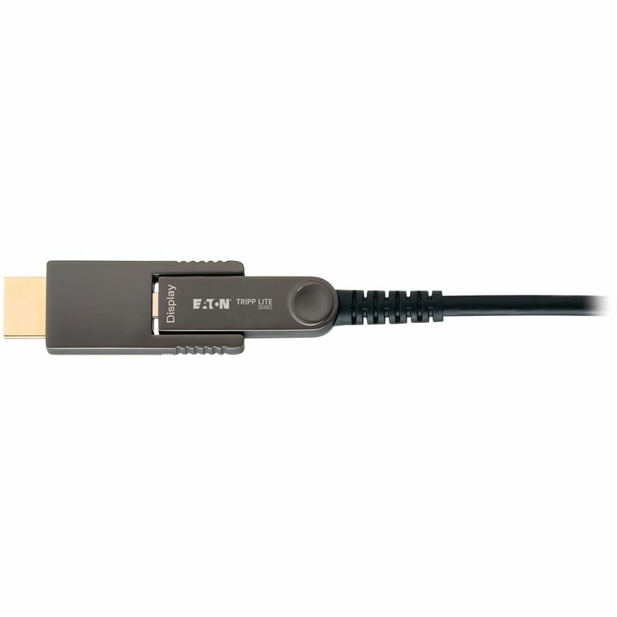 Eaton Tripp Lite Series 8K HDMI Fiber Active Optical Cable (AOC) with Detachable Connectors (M/M) - 8K UHD @ 60 Hz, HDR, HDCP 2.3, Black, 30 m (98 ft.) — P568FMM-30M-8K6
