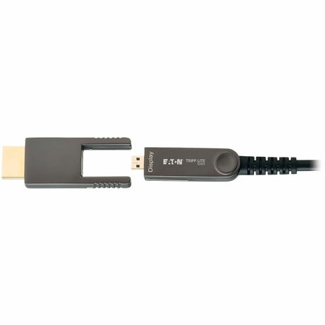 Eaton Tripp Lite Series 8K HDMI Fiber Active Optical Cable (AOC) with Detachable Connectors (M/M) - 8K UHD @ 60 Hz, HDR, HDCP 2.3, Black, 30 m (98 ft.) — P568FMM-30M-8K6