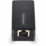 StarTech.com 1-Port Gigabit Network Isolator, Compact In-line RJ45 Ethernet Coupler with 4kV Galvanic Isolation, DIN Rail Mountable, TAA — 1G-NETWORK-ISOLATOR