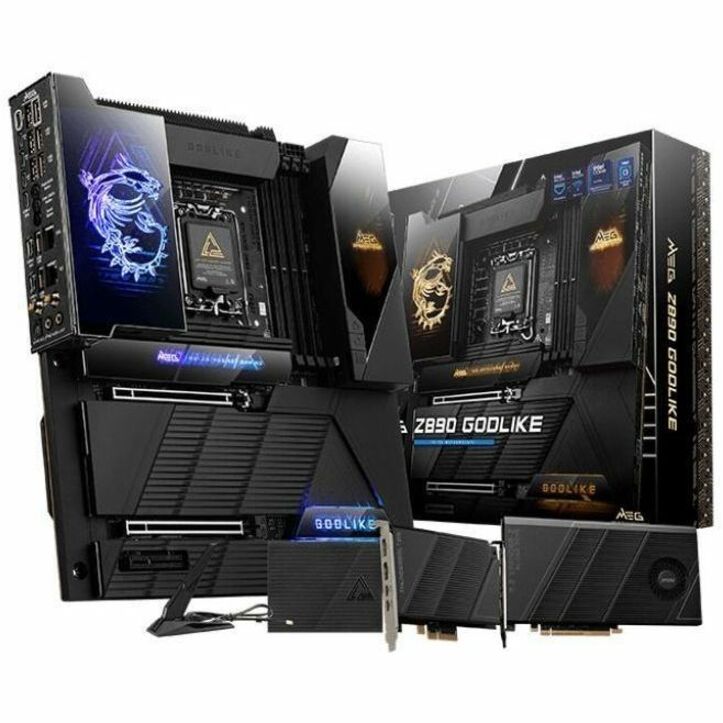 MSI MEG Z890 GODLIKE Gaming Desktop Motherboard - Intel Z890 Chipset - Socket LGA-1851 - Extended ATX — Z890GODLIKE