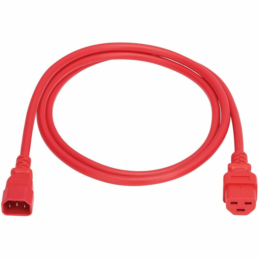 Eaton Tripp Lite Series Power Cord, C14 to C21 - Heavy-Duty, 15A, 250V, 14 AWG, 6 ft. (1.8 m), Red — P037-006-ARD