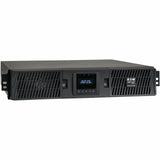 Eaton Tripp Lite Series SmartOnline 1500VA 1350W 120V Double-Conversion Sine Wave UPS - 8 Outlets, Extended Run, Network Card Option, LCD, USB, DB9, 2U Rack/Tower, TAA — SU1500RTXLCD2UTAA