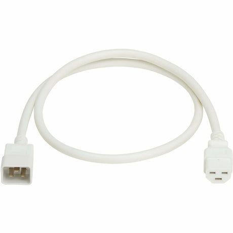 Eaton Tripp Lite Series Power Cord, C20 to C21 - Heavy-Duty, 20A, 250V, 12 AWG, 4 ft. (1.2 m), White — P035-004-AWH