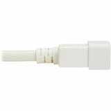 Eaton Tripp Lite Series Power Cord, C20 to C21 - Heavy-Duty, 20A, 250V, 12 AWG, 2 ft. (0.6 m), White — P035-002-AWH
