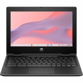 HP Fortis Flip G1i 11.6" Touchscreen Rugged Convertible 2 in 1 Chromebook - HD - Intel N-Series N250 - 8 GB - 128 GB Flash Memory - English Keyboard - Jet Black - Smart Buy — B69PTUT#ABA