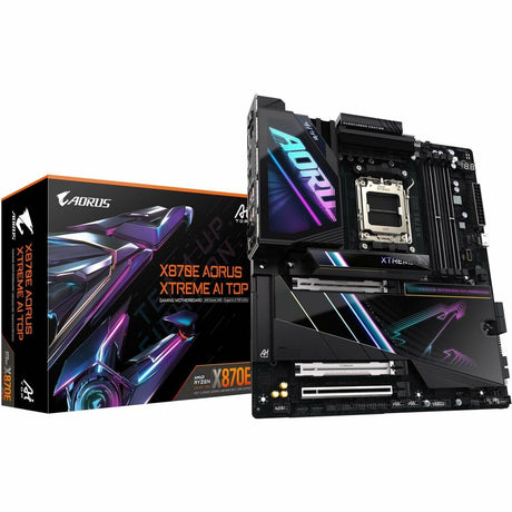 Aorus Ultra Durable X870E AORUS XTREME AI TOP Gaming Desktop Motherboard - AMD X870E Chipset - Socket AM5 - Extended ATX — X870E A XTREME AI TOP