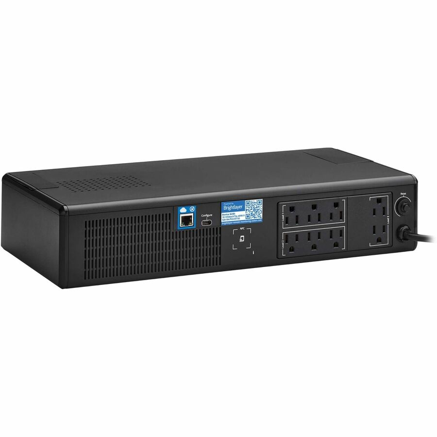 Eaton Tripp Lite Series 750VA 475W 120V Line-Interactive Cloud-Connected UPS with Remote Monitoring - 8 NEMA 5-15R Outlets (Surge and Battery Backup), LCD, 5-15P Plug, 2U Rack/Tower — SMART750LCDNC