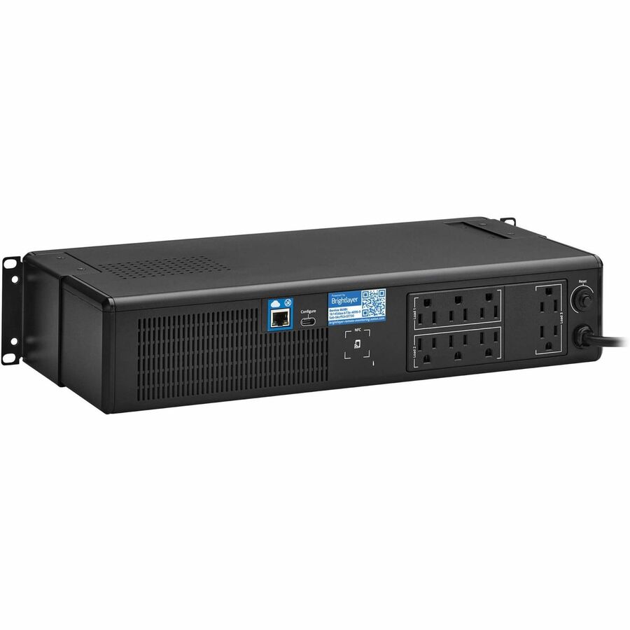 Eaton Tripp Lite Series 750VA 475W 120V Line-Interactive Cloud-Connected UPS with Remote Monitoring - 8 NEMA 5-15R Outlets (Surge and Battery Backup), LCD, 5-15P Plug, 2U Rack/Tower — SMART750LCDNC