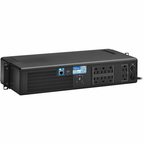 Eaton Tripp Lite Series 750VA 475W 120V Line-Interactive Cloud-Connected UPS with Remote Monitoring - 8 NEMA 5-15R Outlets (Surge and Battery Backup), LCD, 5-15P Plug, 2U Rack/Tower — SMART750LCDNC