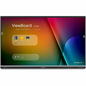 ViewSonic IFP6551 65 Inch 4K ViewBoard Interactive Smart Board with Integrated Education Software, Android 14, Google EDLA, 50-Point Touch, Built-in Microphone, HDMI, VGA, USB Hub, and USB C Inputs — IFP6551