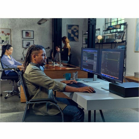 HP EliteDesk 8 G1i Desktop Computer - Intel Core Ultra 9 285 - vPro Technology - 64 GB - 1 TB SSD - Small Form Factor - Jack Black - Smart Buy — BH9E9UT#ABA