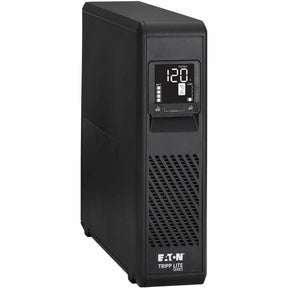 Eaton Tripp Lite Series 1000VA 750W 120V Line-Interactive Pure Sine Wave Cloud-Connected UPS with Remote Monitoring - 10 NEMA 5-15R Outlets (Surge and Battery Backup), LCD, 5-15P Plug, Tower — SMART1000PSRTNC