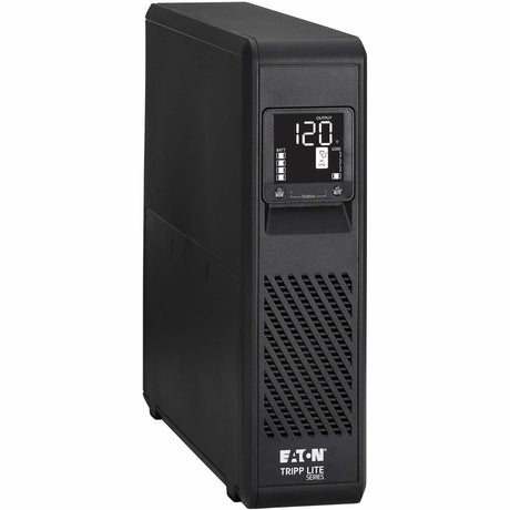 Eaton Tripp Lite Series 1000VA 750W 120V Line-Interactive Pure Sine Wave Cloud-Connected UPS with Remote Monitoring - 10 NEMA 5-15R Outlets (Surge and Battery Backup), LCD, 5-15P Plug, Tower — SMART1000PSRTNC