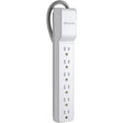 Belkin 6 Outlet Power Strip Surge Protector with 6ft Power Cord - 720 Joules - White — BE106000-06-CM