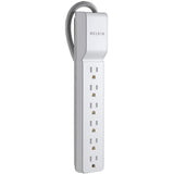 Belkin 6 Outlet Power Strip Surge Protector with 6ft Power Cord - 720 Joules - White — BE106000-06-CM