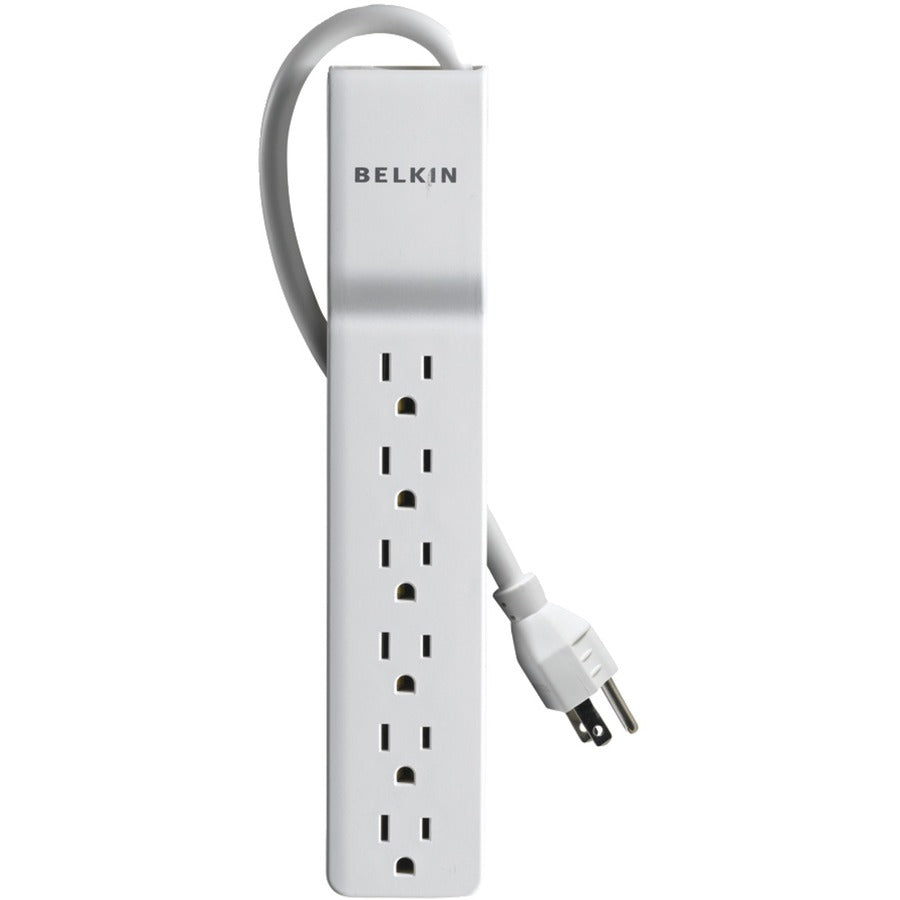 Belkin 6 Outlet Power Strip Surge Protector with 6ft Power Cord - 720 Joules - White — BE106000-06-CM