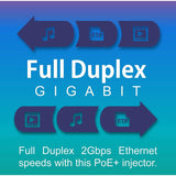 TRENDnet Gigabit Power Over Ethernet Plus Injector, Converts Non-Poe Gigabit To Poe+ Or PoE Gigabit, Supplies PoE (15.4W) Or PoE+ (30W) Power Network Distances Up To 100M (328 ft.), Black, TPE-115GI — TPE-115Gi