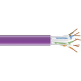 Black Box CAT6 550-MHz Solid Bulk Cable UTP CMR PVC Purple 1000FT Pull-Box — EYN864A-PB-1000